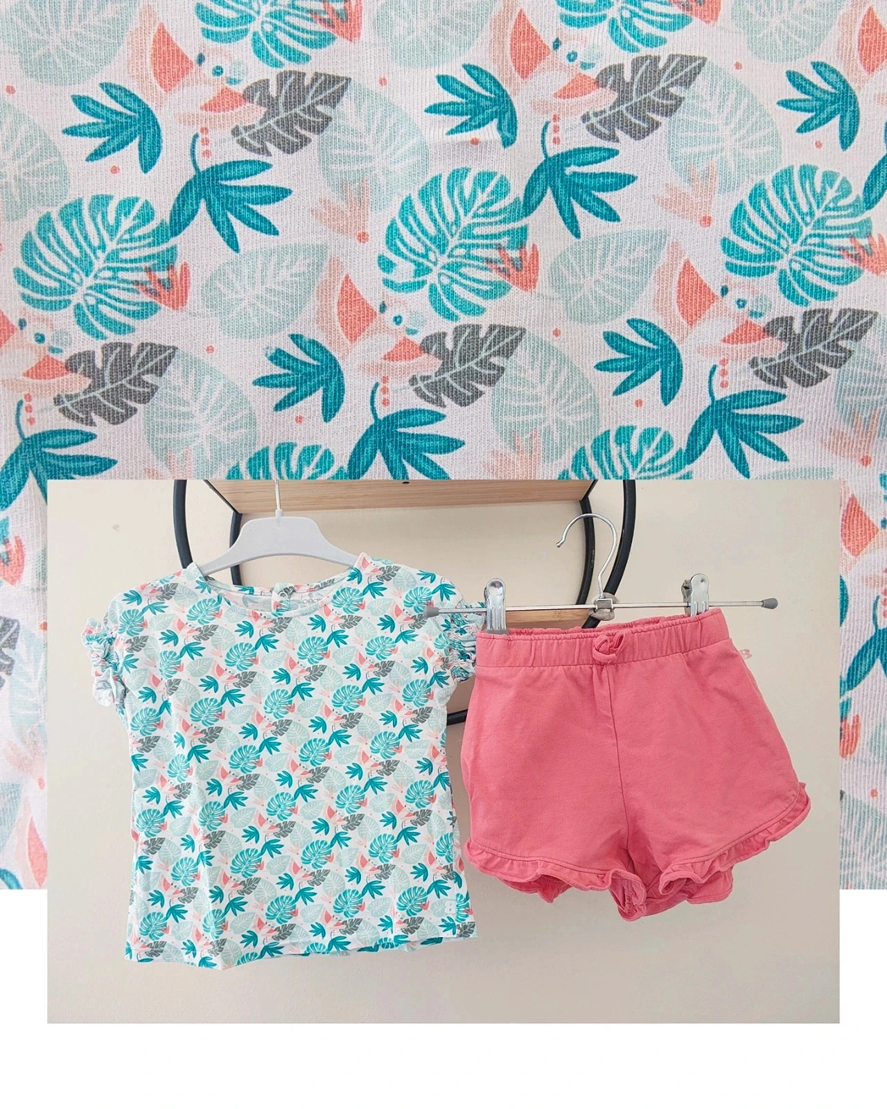 23 24 mois 2 ans ensemble été obaibi okaidi Teeshirt été short